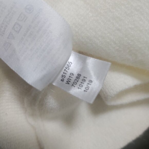 Ann Taylor Sweater Dress Cardigan Size XXL Off-White Button Front Pockets - Picture 6 of 11